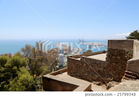 Gibralfaro Castle in Malaga, Andalusia, Spain 25799348