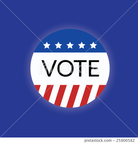 Voting concept by USA vote logo 2016 Voting concept by USA vote logo 2016 25800582