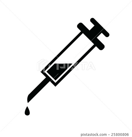 icon Syringe needle on lab, vector ESP10 25800806