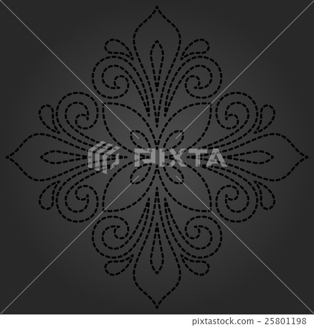 Elegant Vector Ornament in Classic Style 25801198