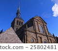 Mont-Saint-Michel, looking up at the chapel up look 25802481