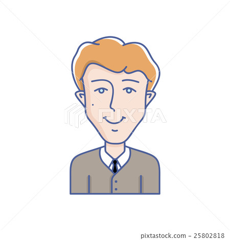 Young man vector avatar 25802818