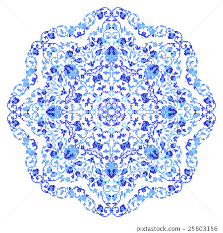 vector, floral, mandala 25803156