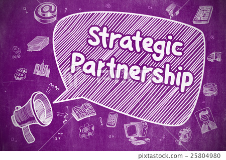Strategic Partnership - Business Concept. Strategic Partnership - Business Concept. 25804980