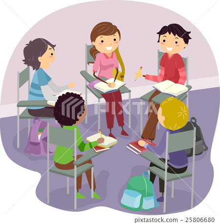 Stickman Teen Chair Group Study Stickman Teen Chair Group Study 25806680
