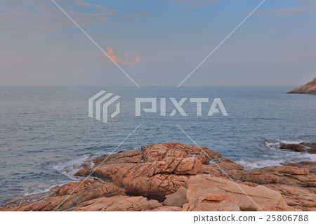 blurred water in shek o,hong kong 25806788