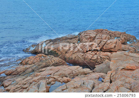 blurred water in shek o,hong kong 25806793