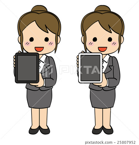 Suit company employee woman · tablet portrait 1 Suit company employee woman · tablet portrait 1 25807952