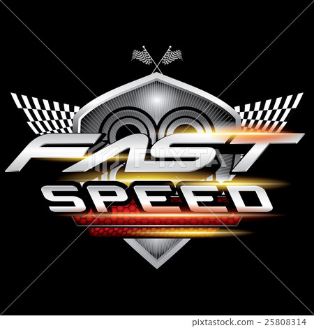 Fast speed logo concept vector. Fast speed logo concept vector. 25808314