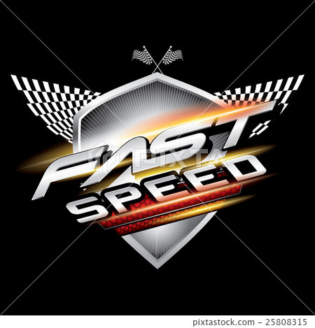 Fast speed logo concept vector. Fast speed logo concept vector. 25808315