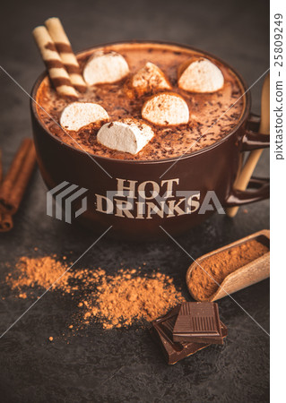 Cup of hot chocolate Cup of hot chocolate 25809249