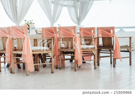 Wedding ceremony decoration at the sea Wedding ceremony decoration at the sea 25809966