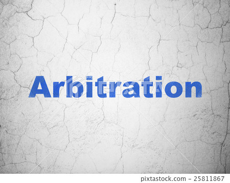 Law concept: Arbitration on wall background 25811867