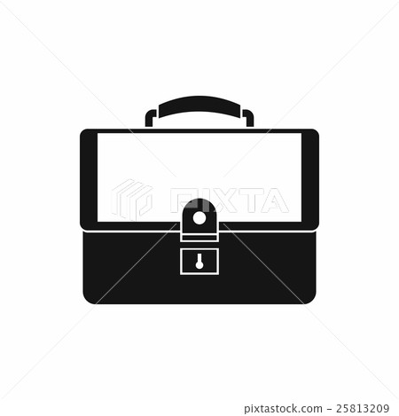 Briefcase icon in simple style Briefcase icon in simple style 25813209