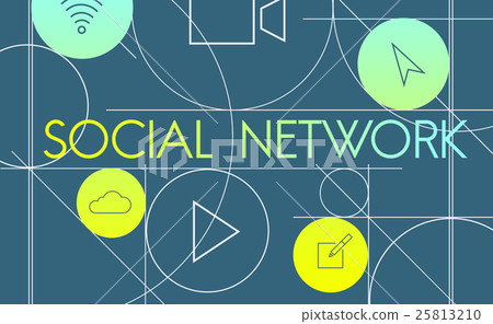 Social Network Internet Multimedia Concept Social Network Internet Multimedia Concept 25813210