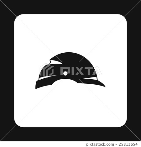 Construction helmet icon, simple style 25813654
