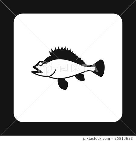 Ruff icon, simple style 25813658