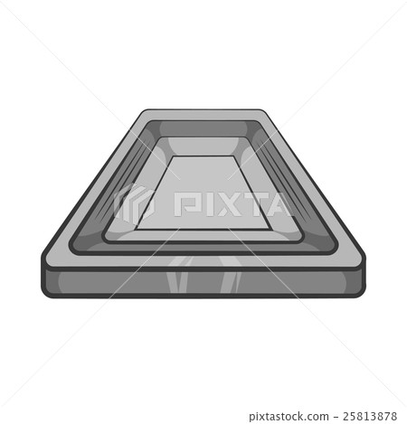 Small stadium icon, black monochrome style Small stadium icon, black monochrome style 25813878