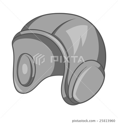 Caps for water polo icon, black monochrome style Caps for water polo icon, black monochrome style 25813960