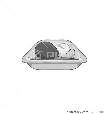 Airline food icon, black monochrome style Airline food icon, black monochrome style 25814010