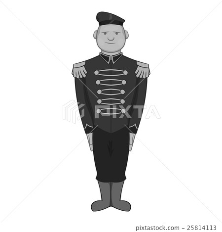 British soldier in uniform icon British soldier in uniform icon 25814113