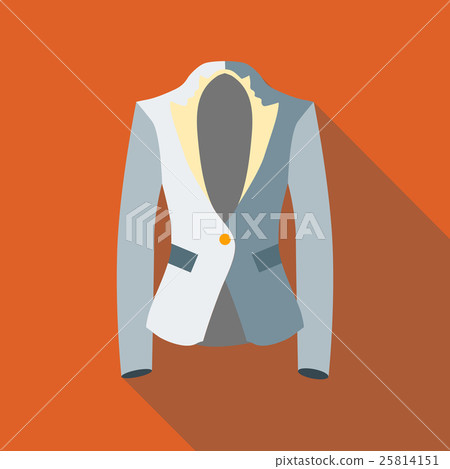 Jacket icon, flat style Jacket icon, flat style 25814151