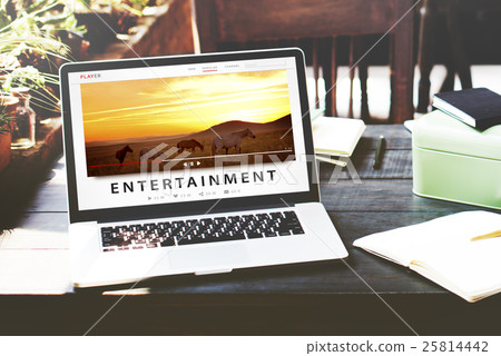 Entertainment Streaming Media Channel Multimedia Concept 25814442