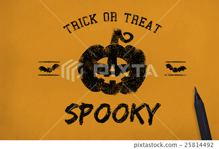 Halloween Bat Pumpkin Lantern Scary Graphic Concept Halloween Bat Pumpkin Lantern Scary Graphic Concept 25814492