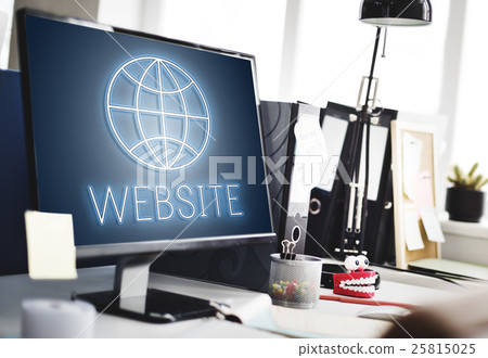 Website Internet Technology Globe Concept Website Internet Technology Globe Concept 25815025