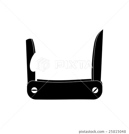 Folding knife icon, simple style Folding knife icon, simple style 25815048