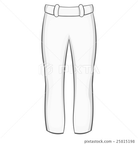 Baseball player pants icon cartoon style Vector Image