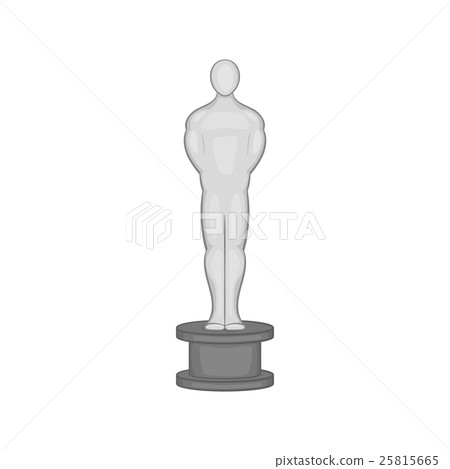 Oscar icon, black monochrome style Oscar icon, black monochrome style 25815665