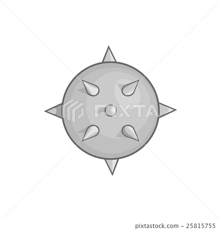 Bacteria or virus icon, black monochrome style Bacteria or virus icon, black monochrome style 25815755