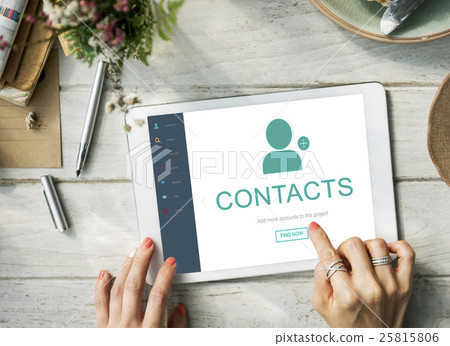 Contact Address Book Communication Information Concept 25815806