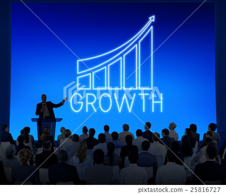 Successful Achievement Increase Growth Graphic Concept 25816727