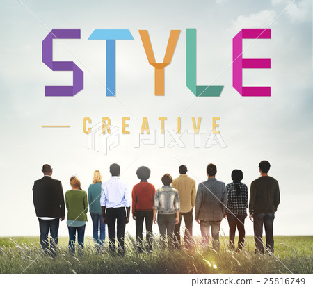 Style Design Elegant Character Hipster Vogue Concept 25816749