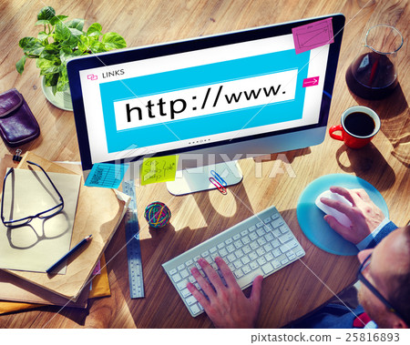 Website Domain Internet HTTP WWW Graphic Concept 25816893