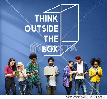 Thinking Out Of The Box Concept 25817288