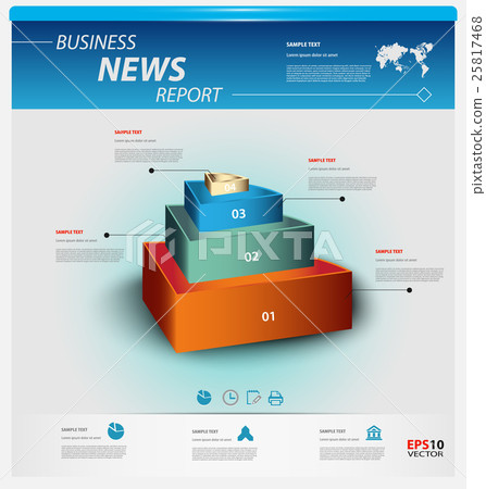 Business infographic template Business infographic template 25817468