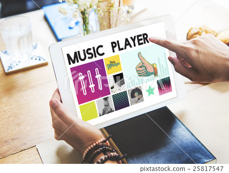 Media Player Audio Entertainment Streaming Concept 25817547