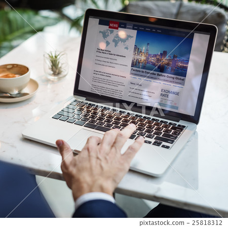 Businessman Working Thinking Business Concept 25818312