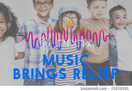Music Waves Audio Lifestyle Concept 25818595