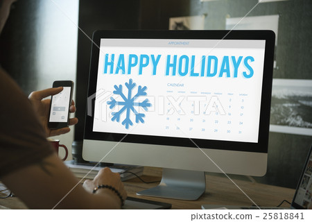 Winter Break Holidays Vacation Concept Winter Break Holidays Vacation Concept 25818841