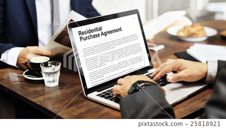 Residential Purchase Agreement Insurance Concept 25818921