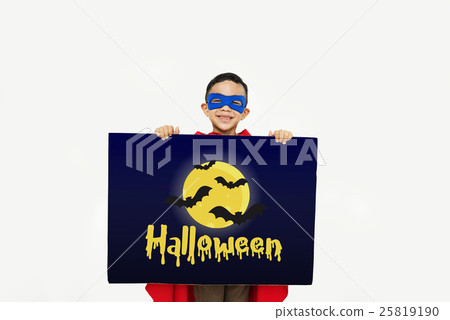 Halloween Bat Pumpkin Lantern Scary Graphic Concept 25819190