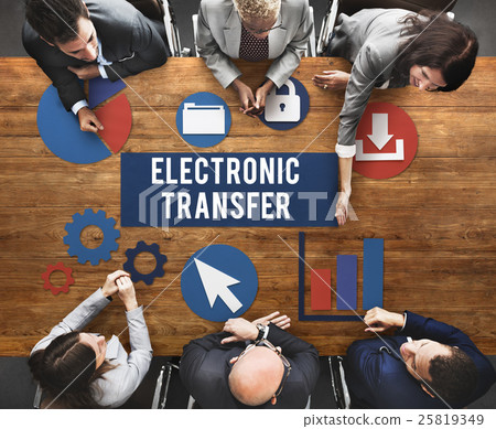 Electronic Transfer Banking Data Internet Concept Electronic Transfer Banking Data Internet Concept 25819349
