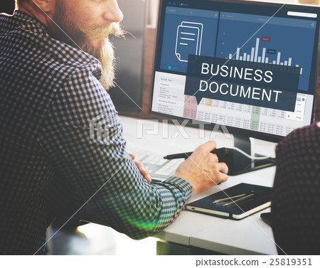 Business Financial Budgeting Plan Concept Business Financial Budgeting Plan Concept 25819351