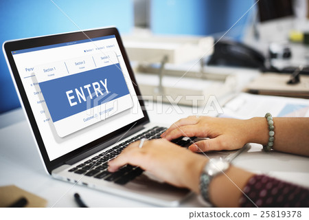 Entry Pending Waiting Approved Reject Concept Entry Pending Waiting Approved Reject Concept 25819378