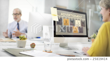 Advertisement Online Marketing Commerce Concept Advertisement Online Marketing Commerce Concept 25819414