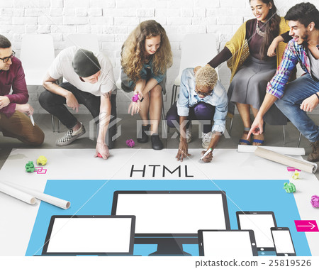 Web Design Layout Content Devices Graphic Concept Web Design Layout Content Devices Graphic Concept 25819526